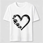 PetTaxClub Paw Print Hearts Classic T-Shirt