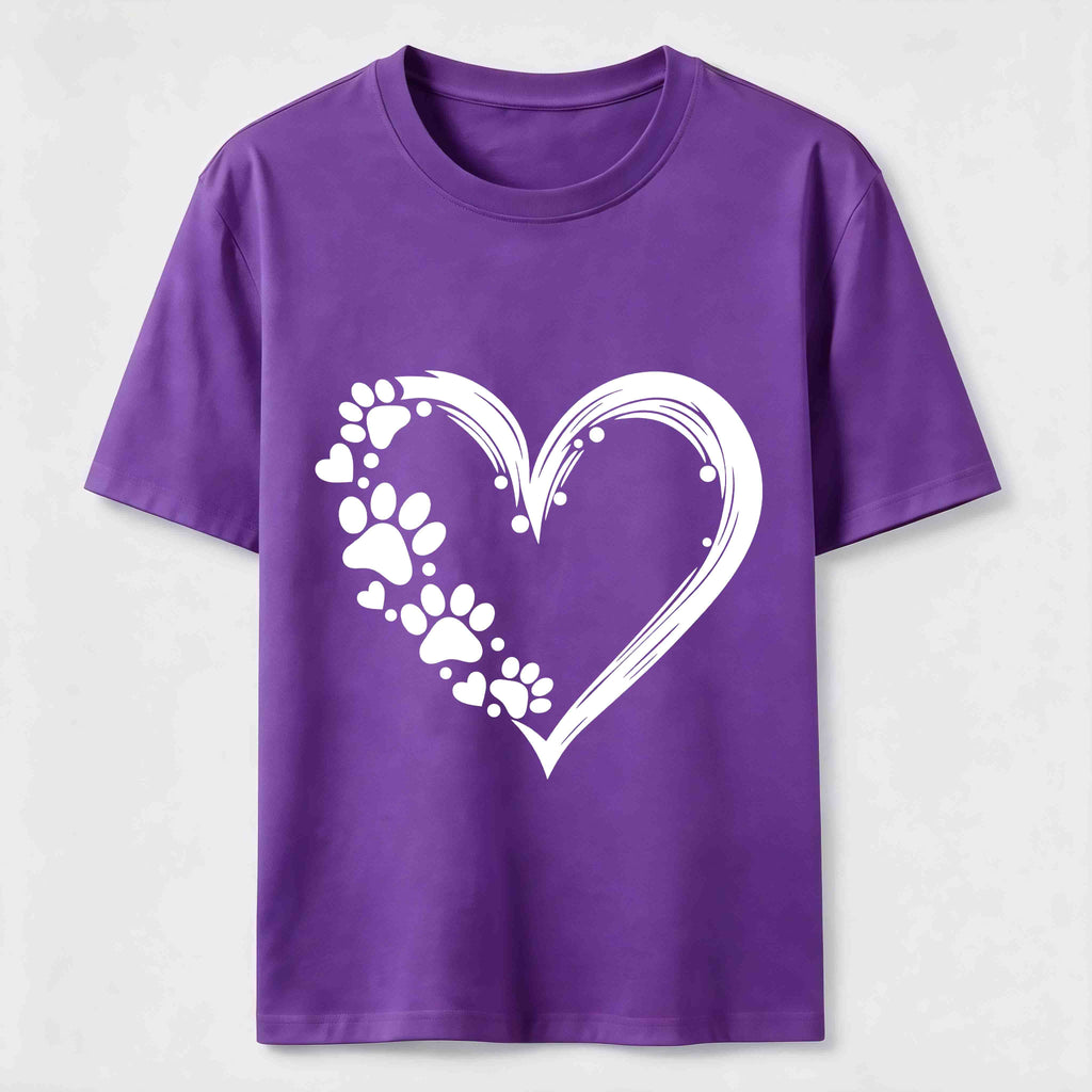 PetTaxClub Paw Print Hearts Classic T-Shirt
