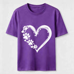 PetTaxClub Paw Print Hearts Classic T-Shirt