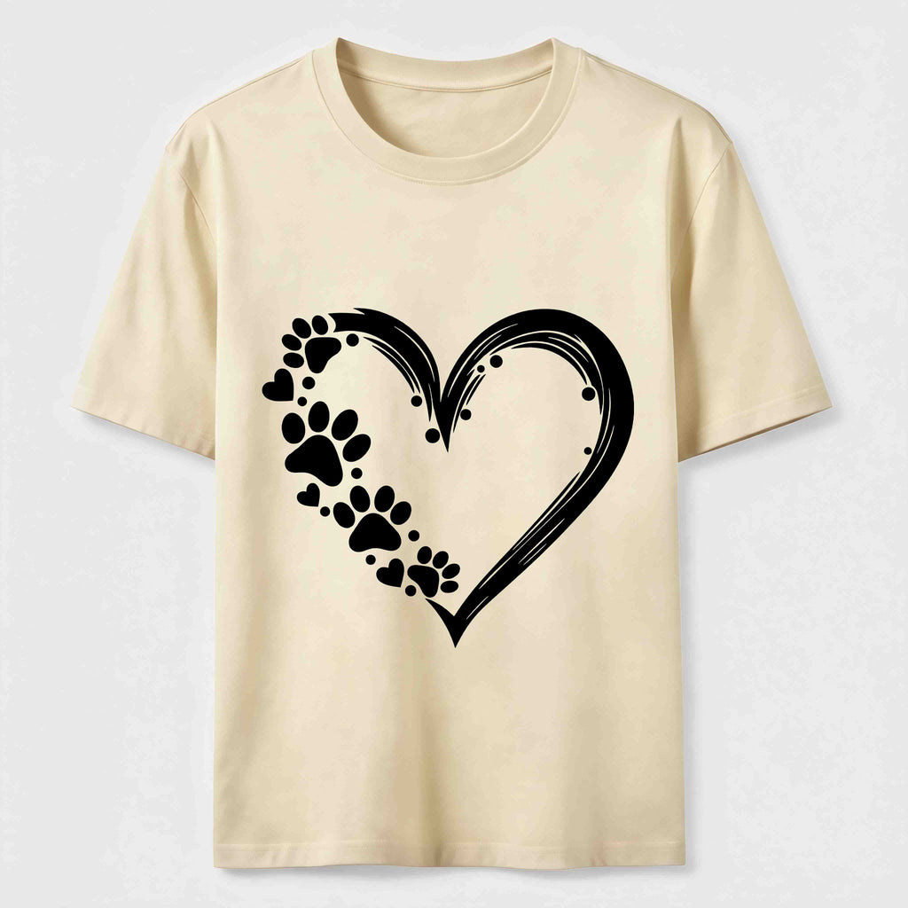 PetTaxClub Paw Print Hearts Classic T-Shirt