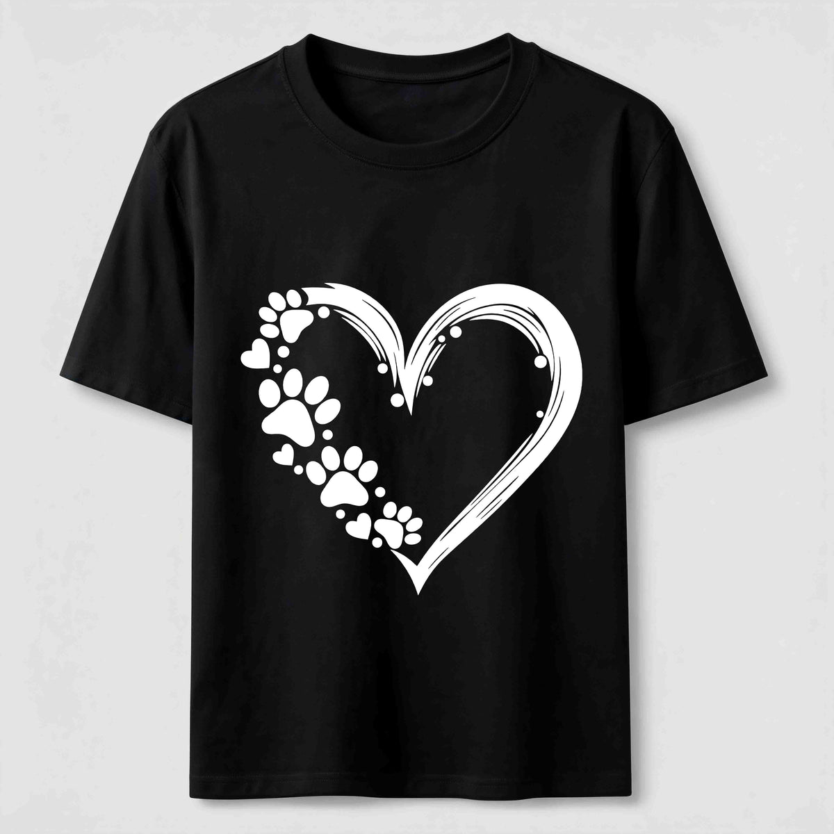 PetTaxClub Paw Print Hearts Classic T-Shirt