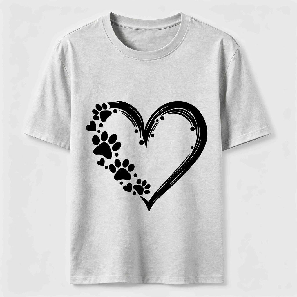PetTaxClub Paw Print Hearts Classic T-Shirt