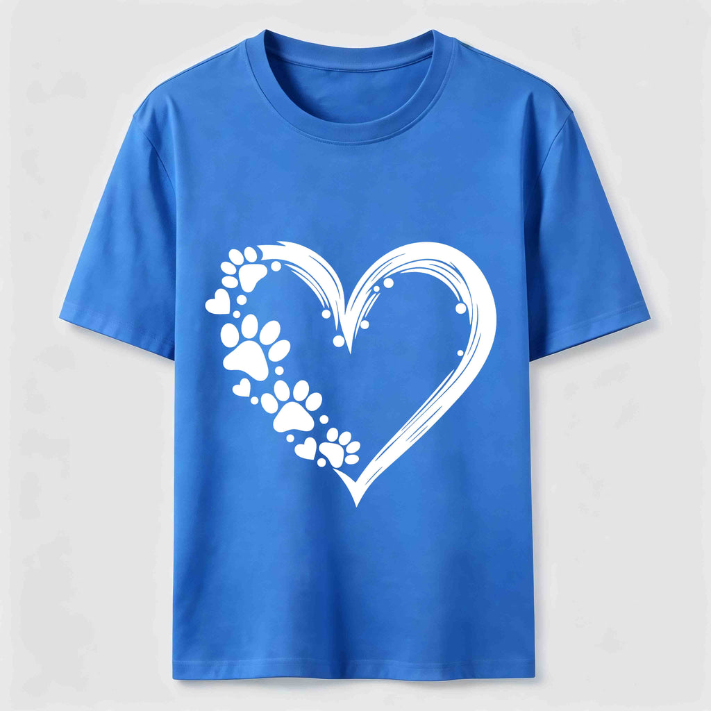 PetTaxClub Paw Print Hearts Classic T-Shirt
