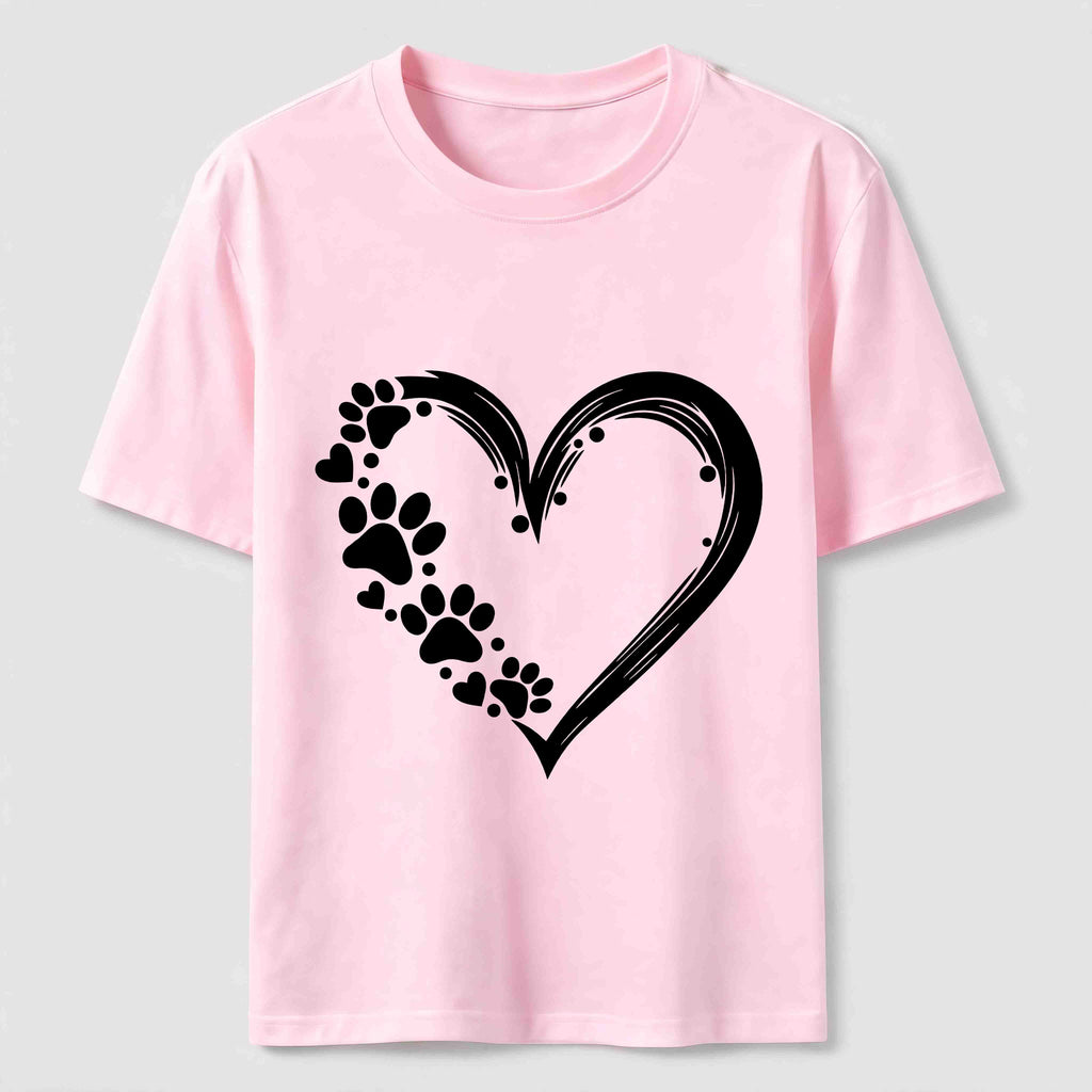 PetTaxClub Paw Print Hearts Classic T-Shirt
