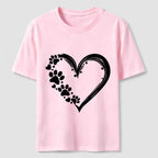 PetTaxClub Paw Print Hearts Classic T-Shirt