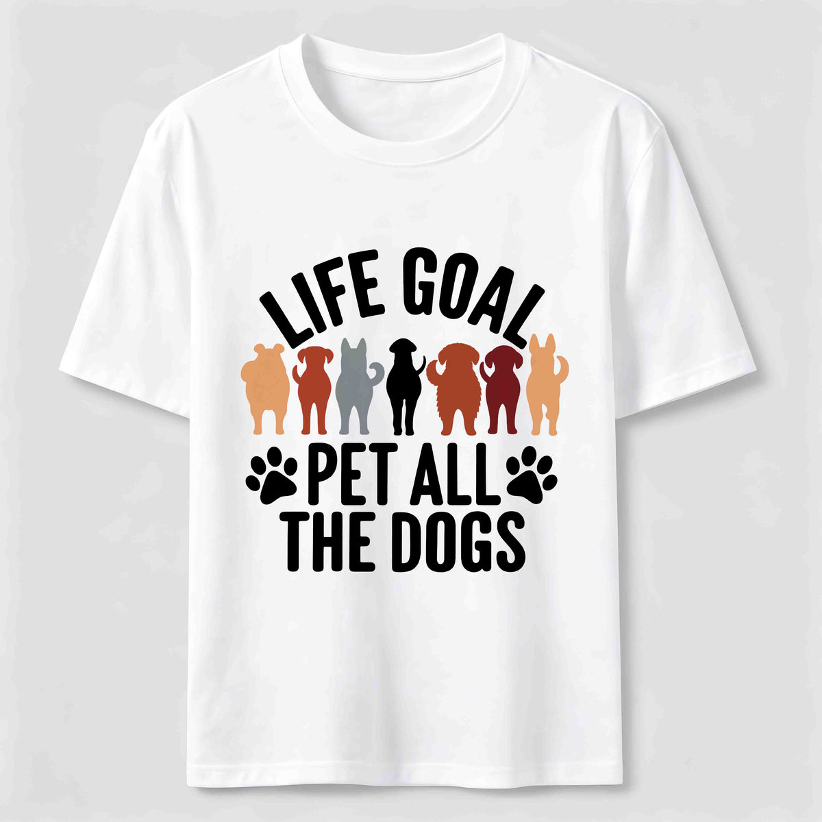 PetTaxClub Life Goal Pet All The Dogs Classic T-Shirt