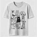 PetTaxClub Vintage Cat Lineup Classic T-Shirt
