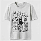 PetTaxClub Vintage Cat Lineup Classic T-Shirt