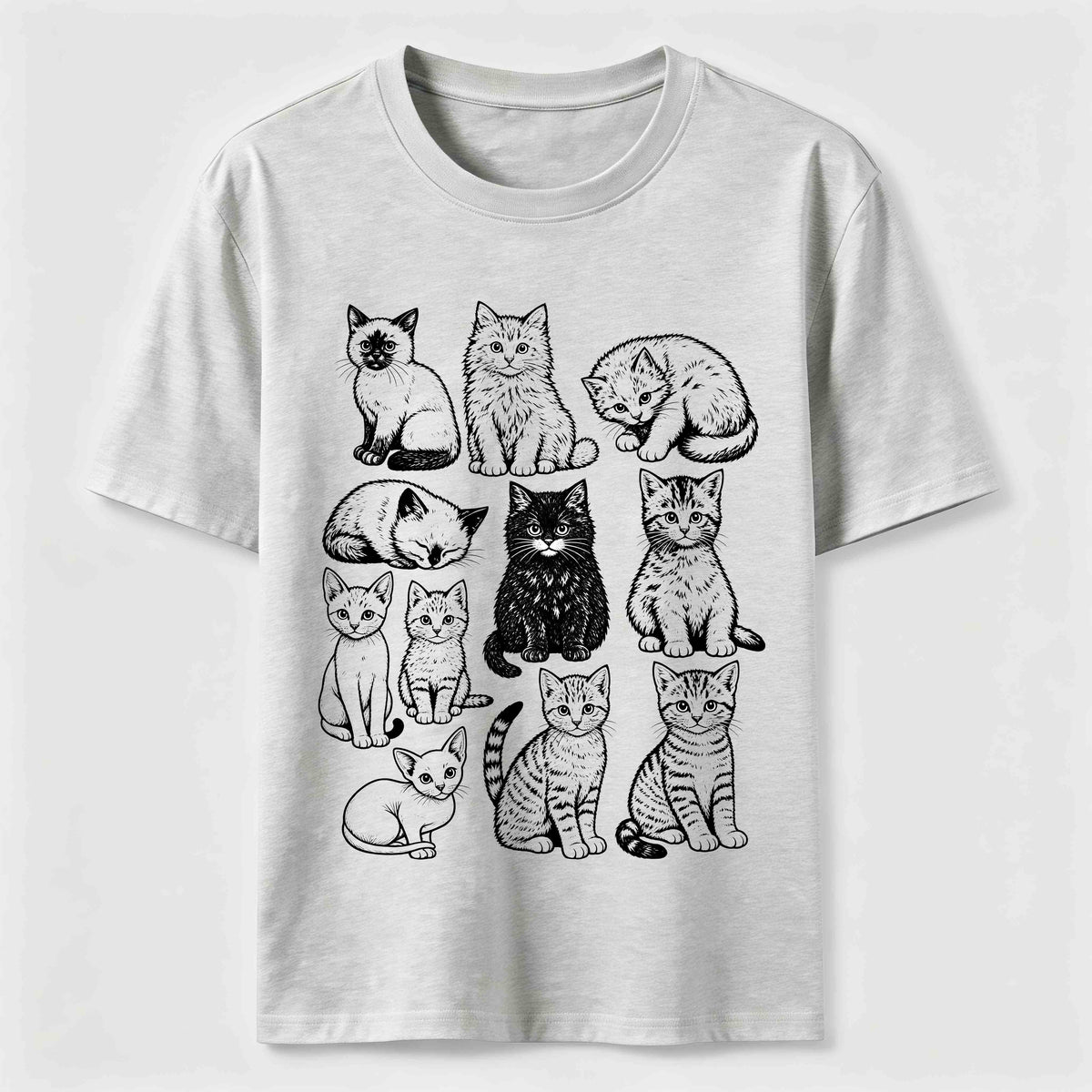 PetTaxClub Vintage Cat Lineup Classic T-Shirt