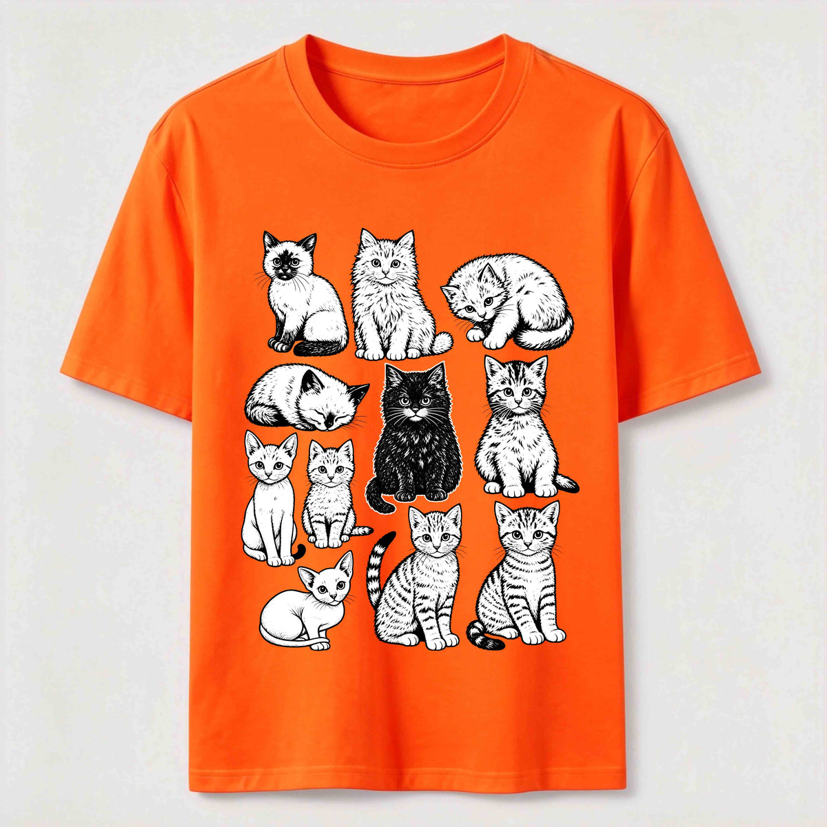 PetTaxClub Vintage Cat Lineup Classic T-Shirt