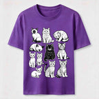 PetTaxClub Vintage Cat Lineup Classic T-Shirt