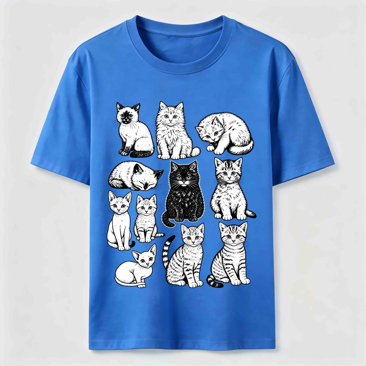 PetTaxClub Vintage Cat Lineup Classic T-Shirt