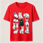 PetTaxClub Vintage Cat Lineup Classic T-Shirt