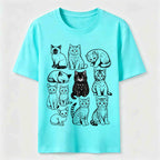 PetTaxClub Vintage Cat Lineup Classic T-Shirt