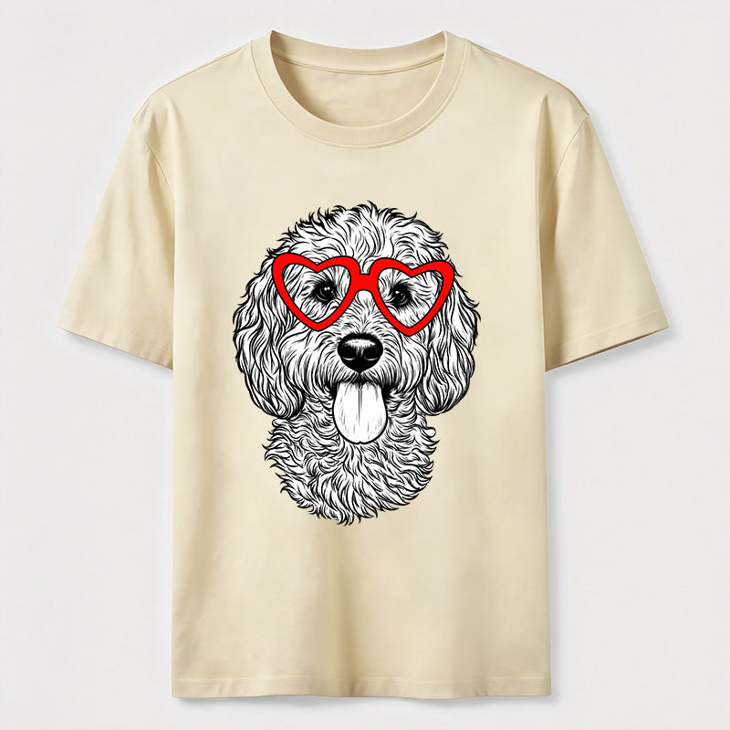PetTaxClub Heart Glasses Dog Classic T-Shirt