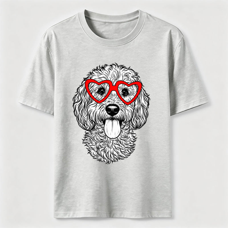 PetTaxClub Heart Glasses Dog Classic T-Shirt