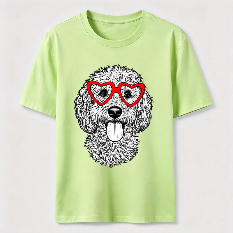 PetTaxClub Heart Glasses Dog Classic T-Shirt