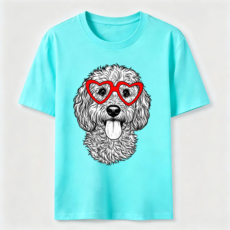 PetTaxClub Heart Glasses Dog Classic T-Shirt