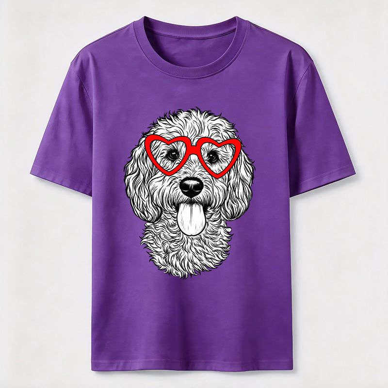 PetTaxClub Heart Glasses Dog Classic T-Shirt