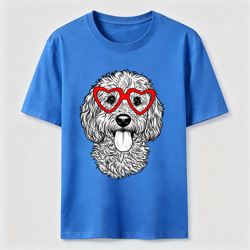 PetTaxClub Heart Glasses Dog Classic T-Shirt