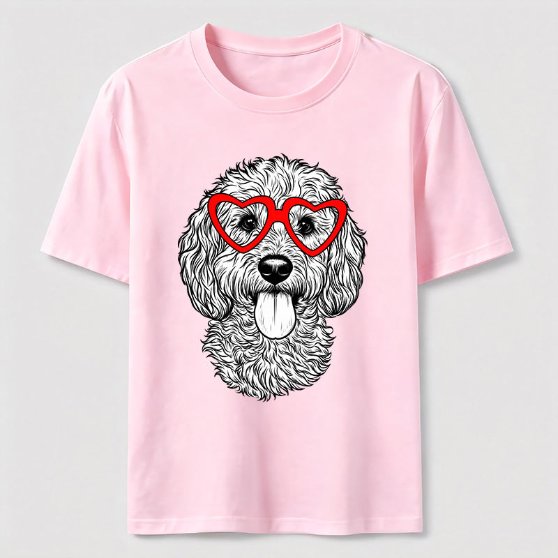 PetTaxClub Heart Glasses Dog Classic T-Shirt
