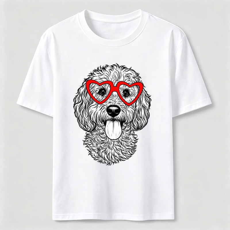 PetTaxClub Heart Glasses Dog Classic T-Shirt