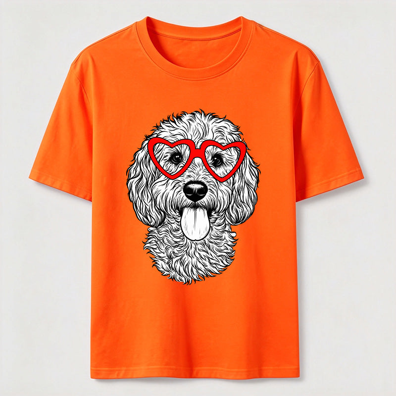 PetTaxClub Heart Glasses Dog Classic T-Shirt