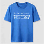 PetTaxClub Dogs and Mahjong Classic T-Shirt