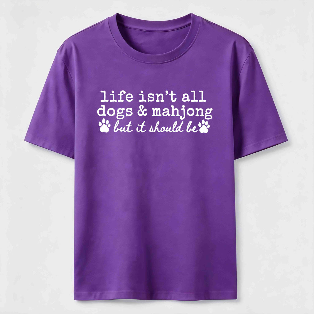 PetTaxClub Dogs and Mahjong Classic T-Shirt