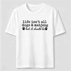PetTaxClub Dogs and Mahjong Classic T-Shirt