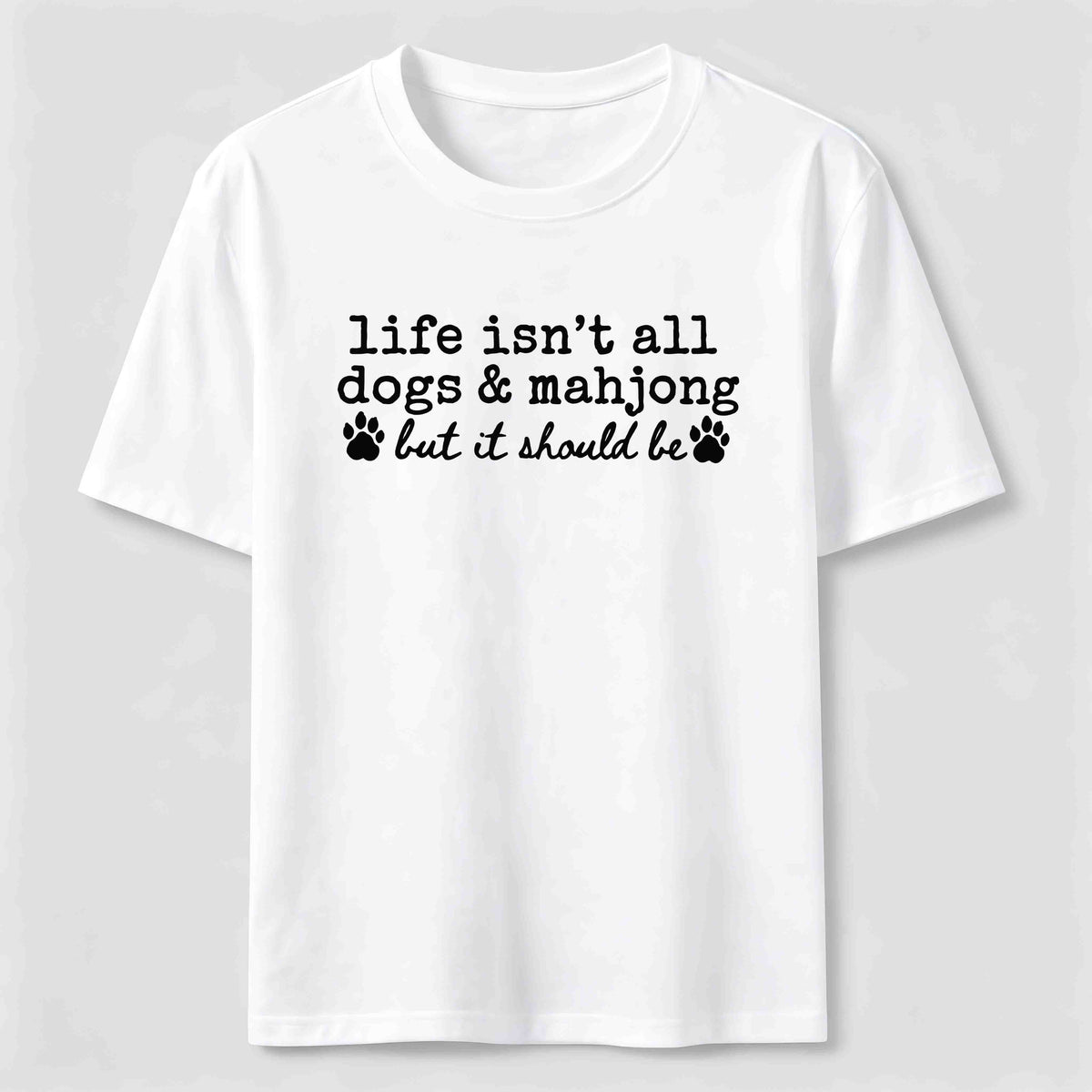 PetTaxClub Dogs and Mahjong Classic T-Shirt