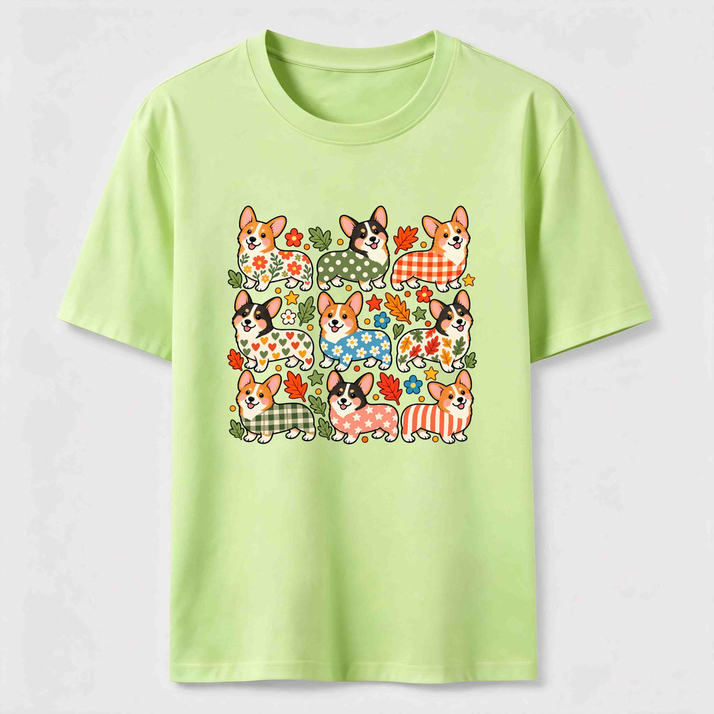 PetTaxClub Corgi Pattern Crew Classic T-Shirt