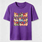 PetTaxClub Corgi Pattern Crew Classic T-Shirt