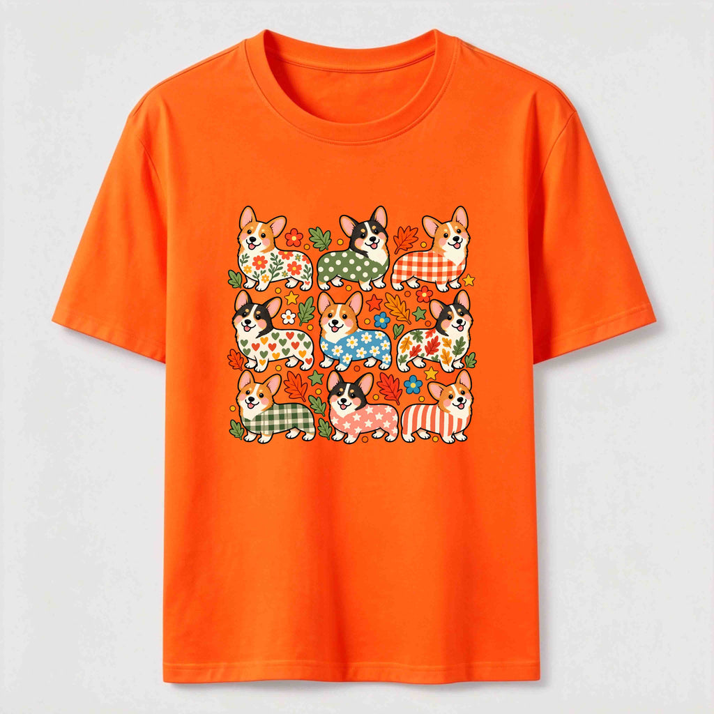 PetTaxClub Corgi Pattern Crew Classic T-Shirt