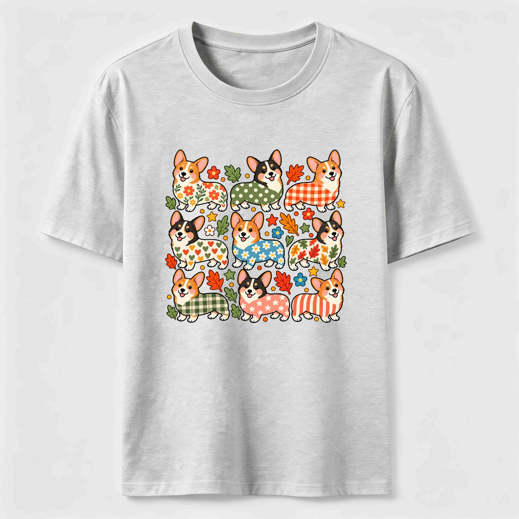 PetTaxClub Corgi Pattern Crew Classic T-Shirt
