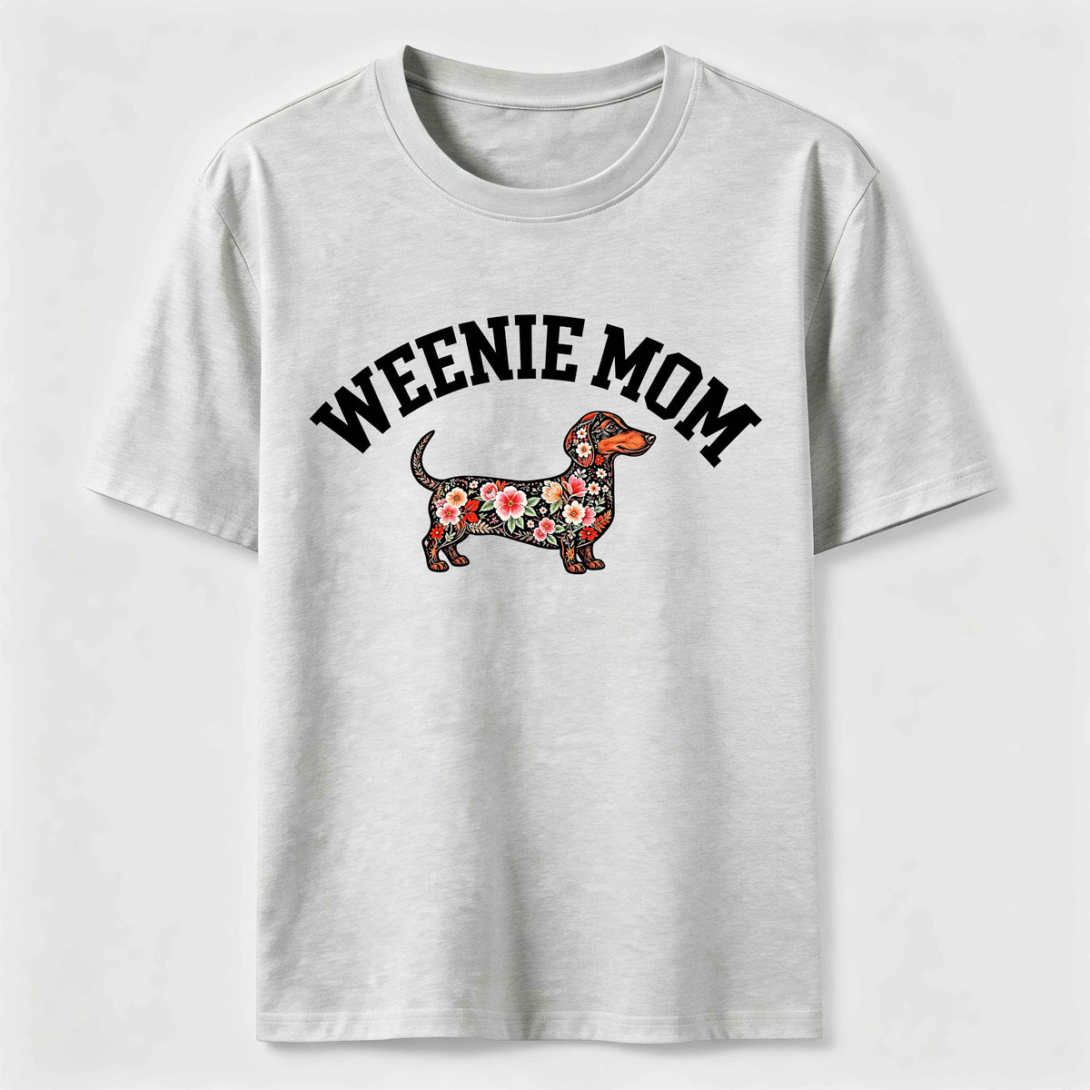 PetTaxClub Weenie Mom Floral Dachshund Classic T-Shirt
