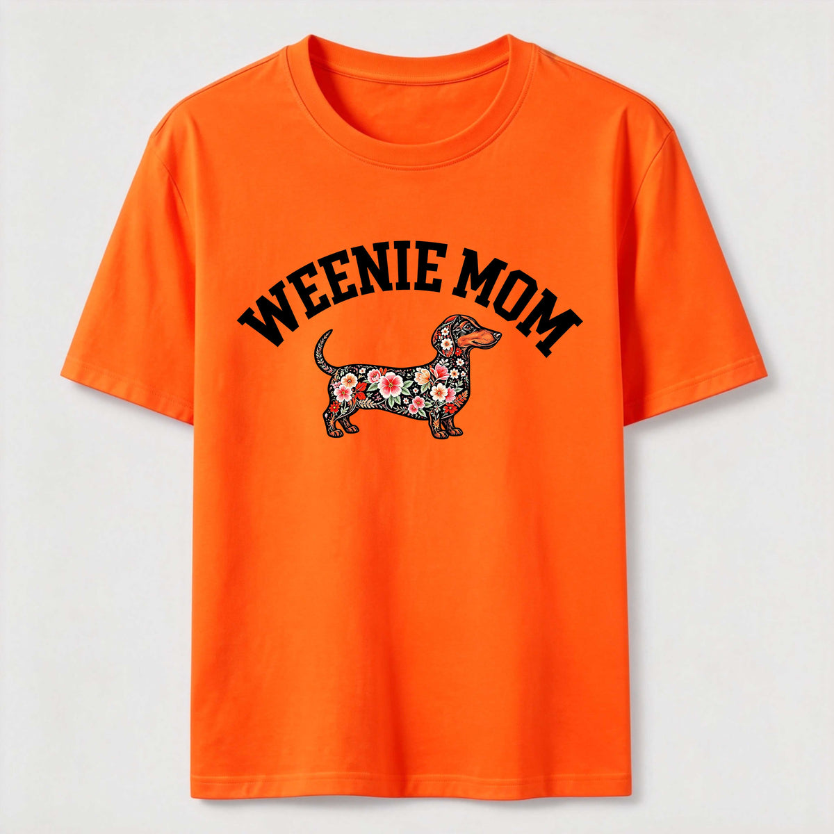 PetTaxClub Weenie Mom Floral Dachshund Classic T-Shirt