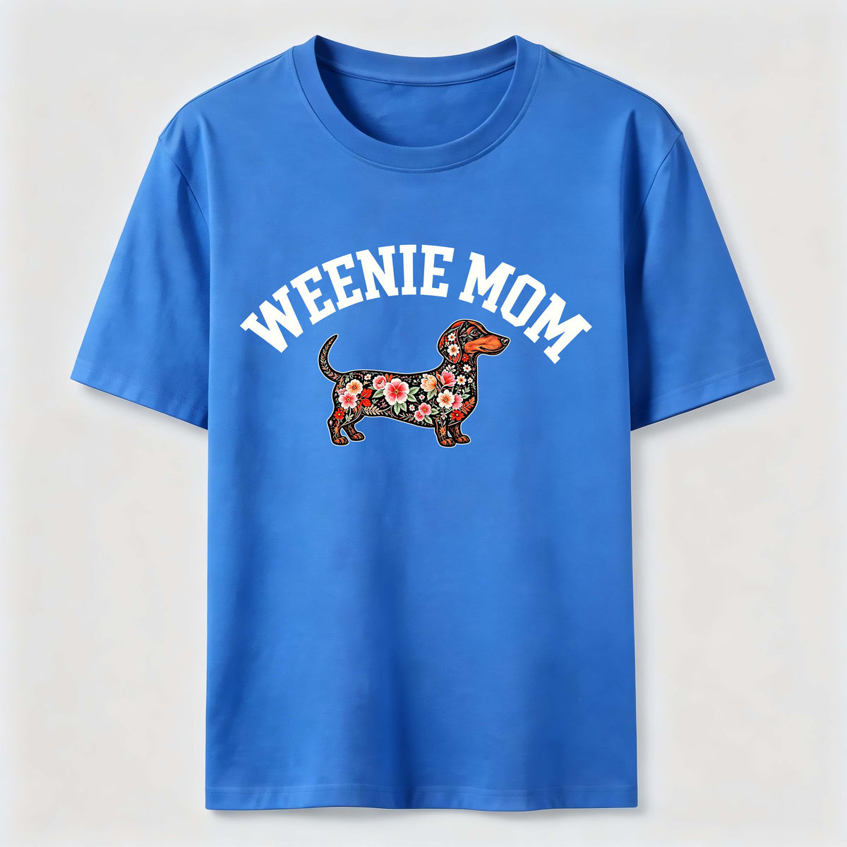 PetTaxClub Weenie Mom Floral Dachshund Classic T-Shirt