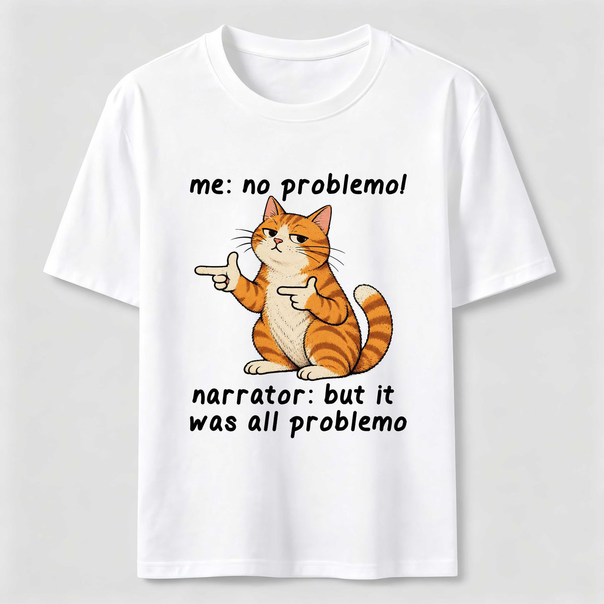 PetTaxClub No Problemo Orange Cat Classic T-Shirt