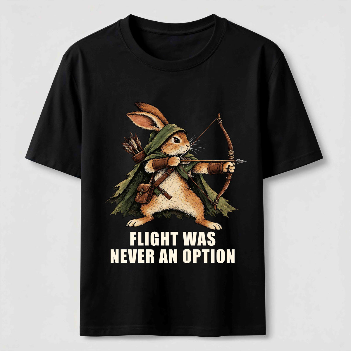 PetTaxClub Flight Was Never an Option Rabbit Classic T-Shirt