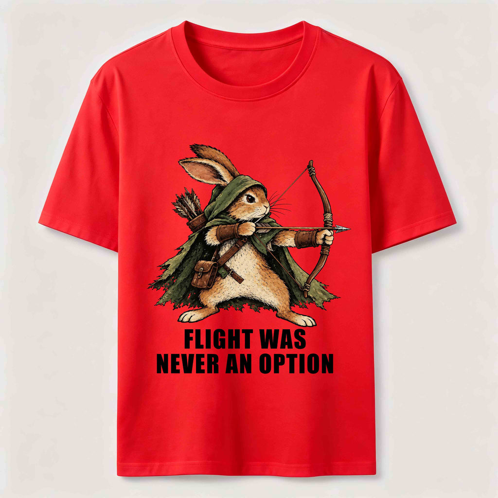 PetTaxClub Flight Was Never an Option Rabbit Classic T-Shirt