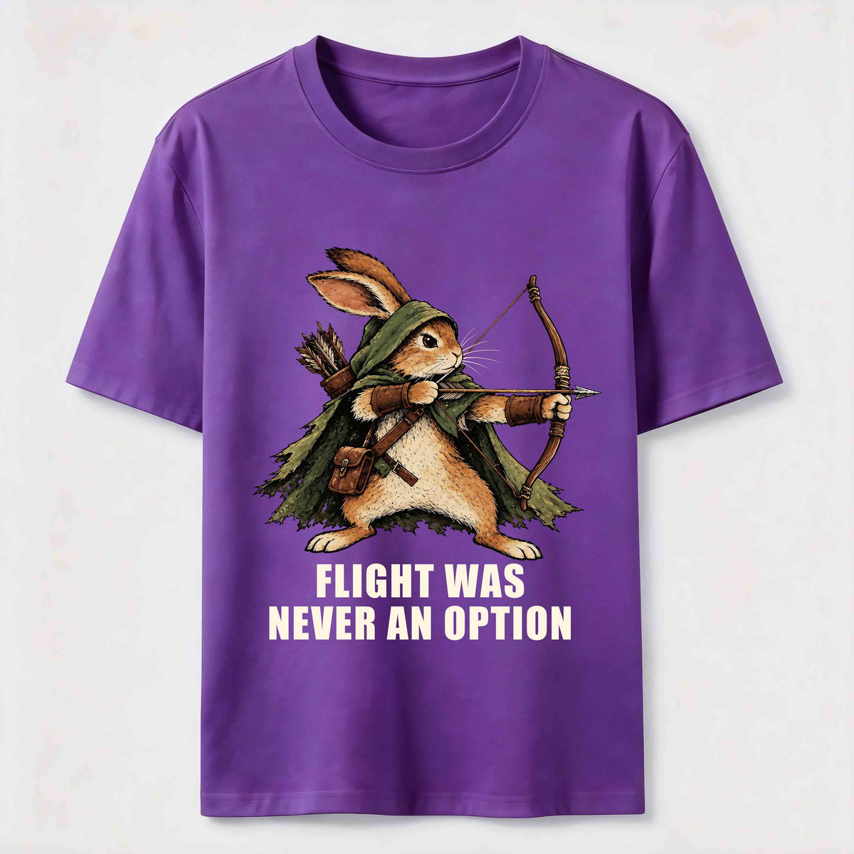 PetTaxClub Flight Was Never an Option Rabbit Classic T-Shirt