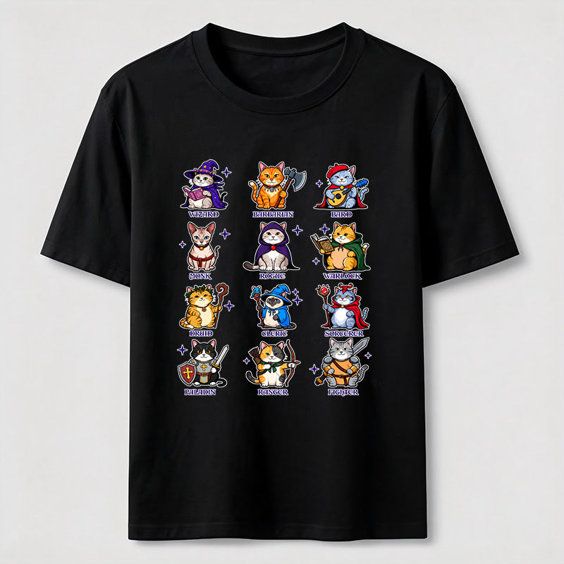 PetTaxClub Fantasy Cat Classes Classic T-Shirt
