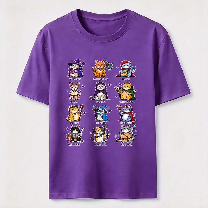 PetTaxClub Fantasy Cat Classes Classic T-Shirt