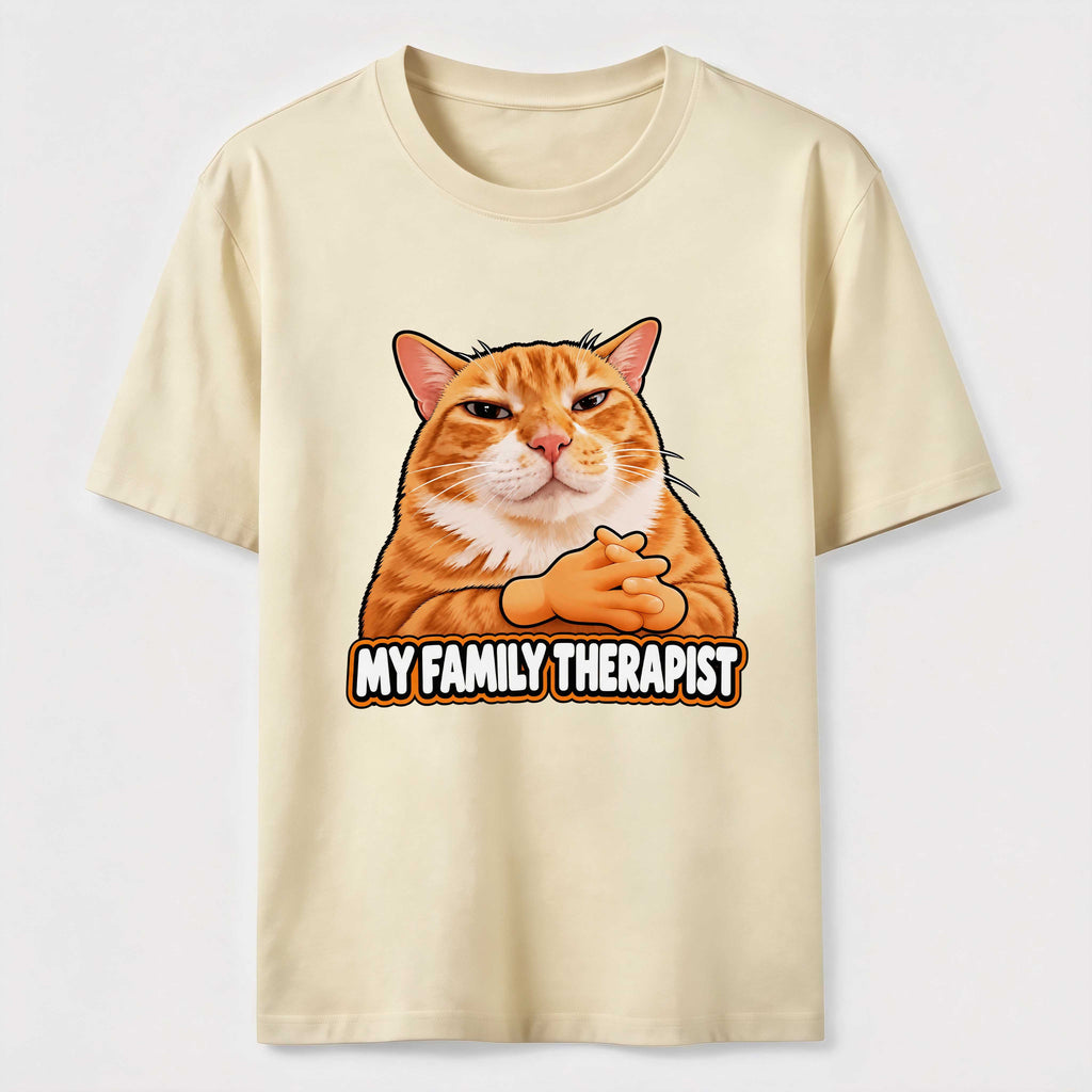 PetTaxClub Family Therapist Orange Cat Classic T-Shirt