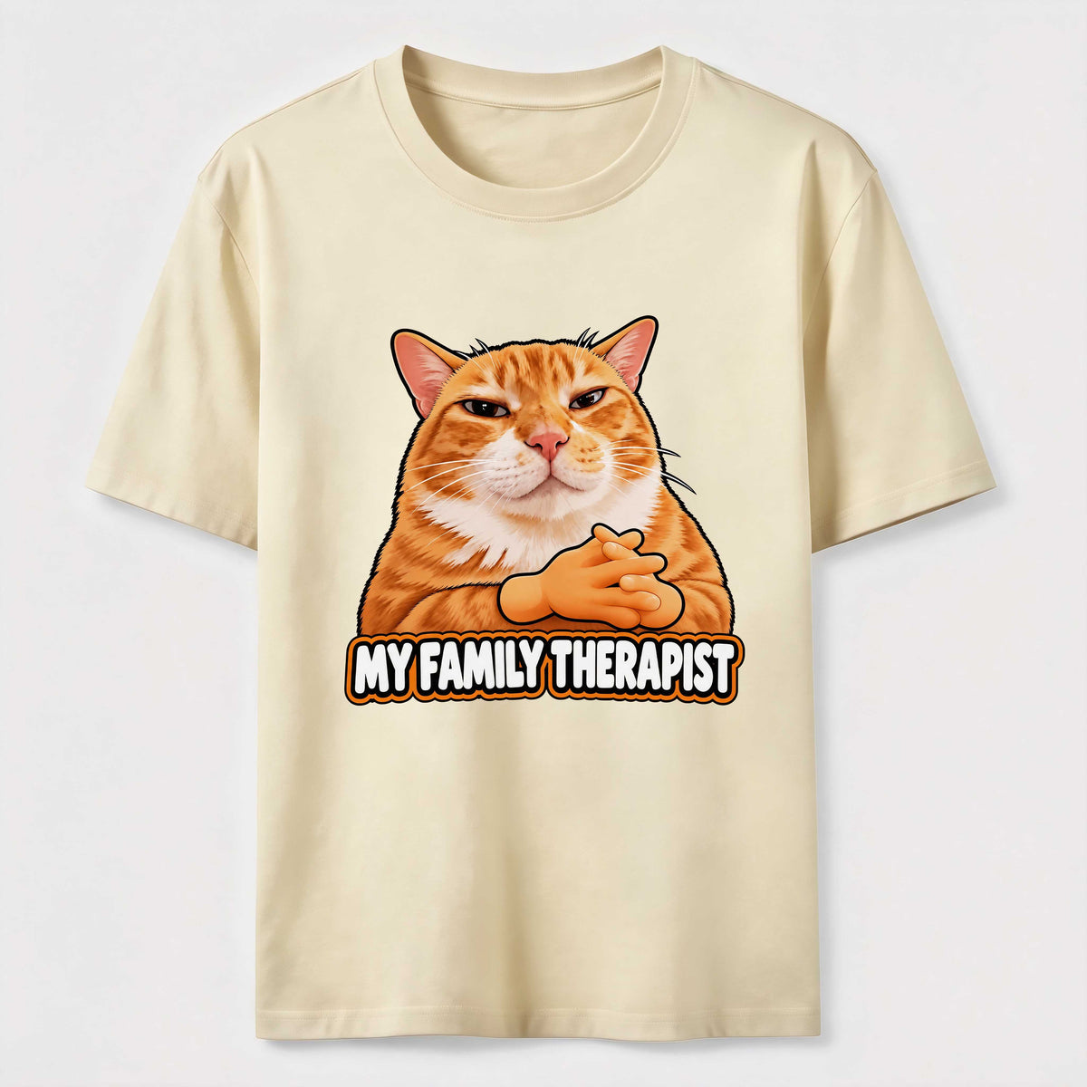 PetTaxClub Family Therapist Orange Cat Classic T-Shirt