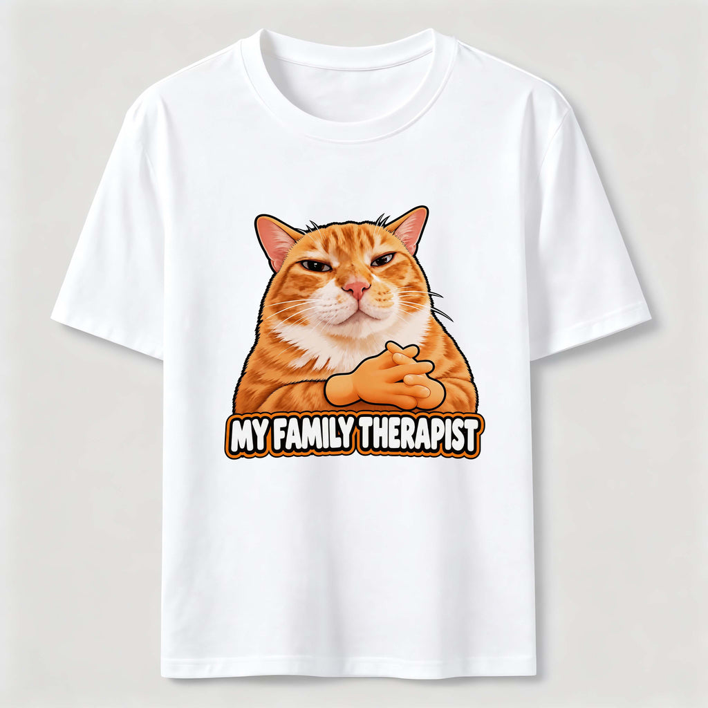 PetTaxClub Family Therapist Orange Cat Classic T-Shirt