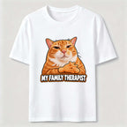 PetTaxClub Family Therapist Orange Cat Classic T-Shirt