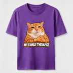 PetTaxClub Family Therapist Orange Cat Classic T-Shirt