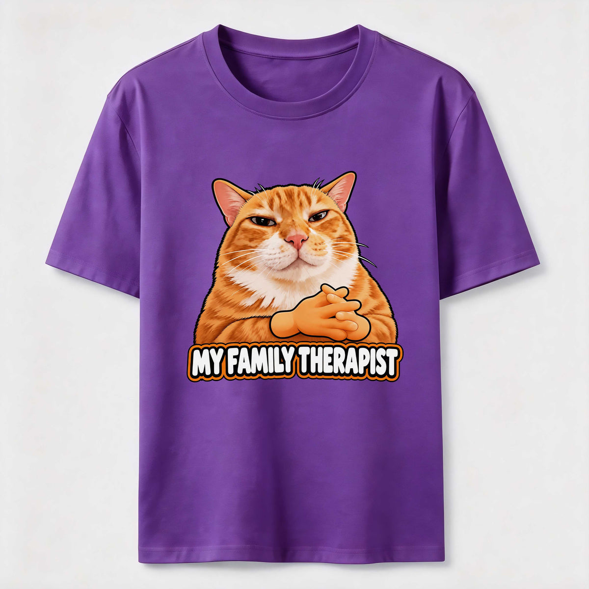PetTaxClub Family Therapist Orange Cat Classic T-Shirt